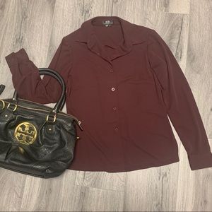 BCBG Maxazria collection button down top size S